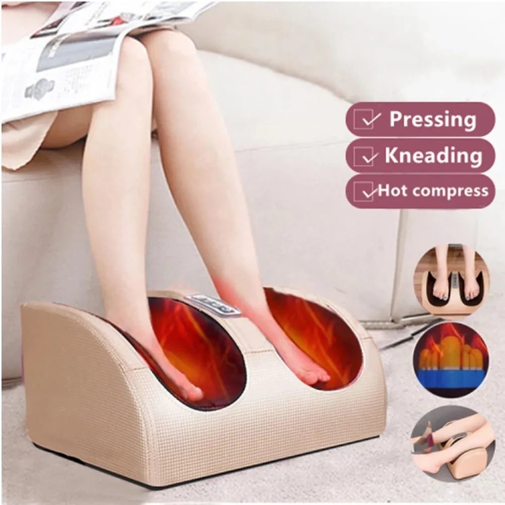 Electric Foot Massager with Heating Therapy