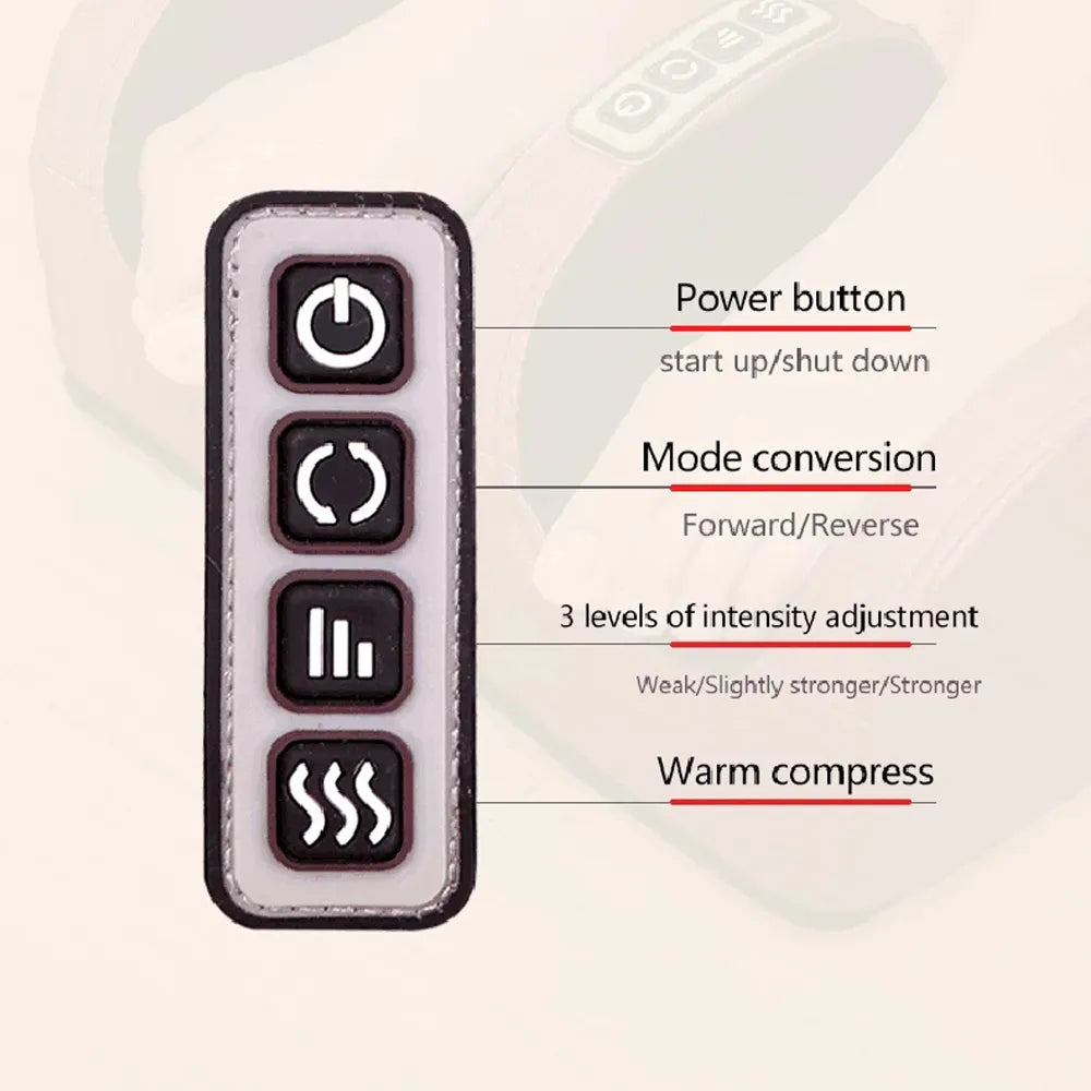 Electric Foot Massager with Heating Therapy