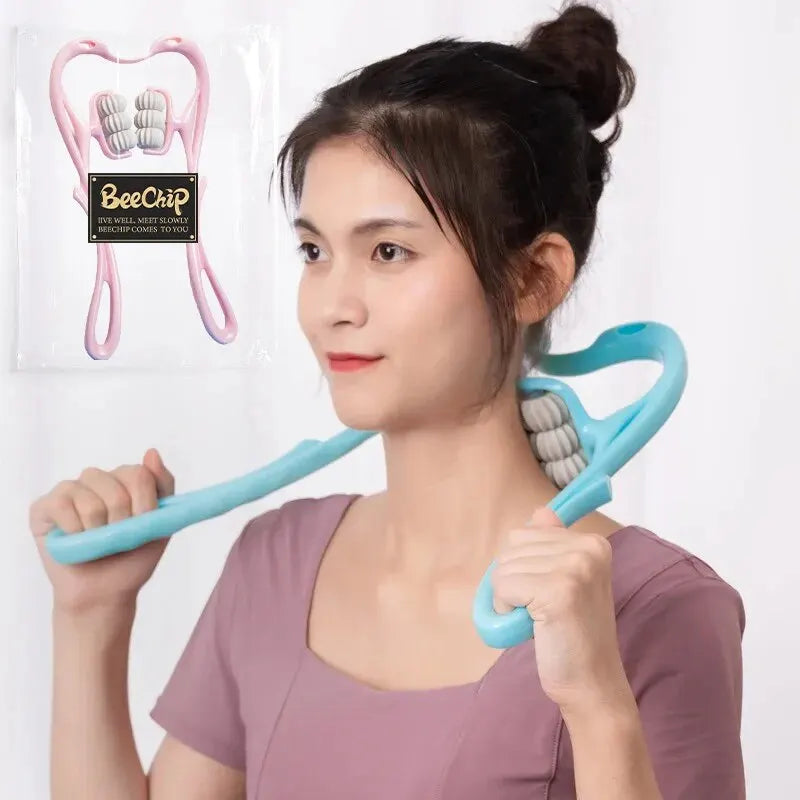 Six-Wheel Cervical Massager for Neck Relief